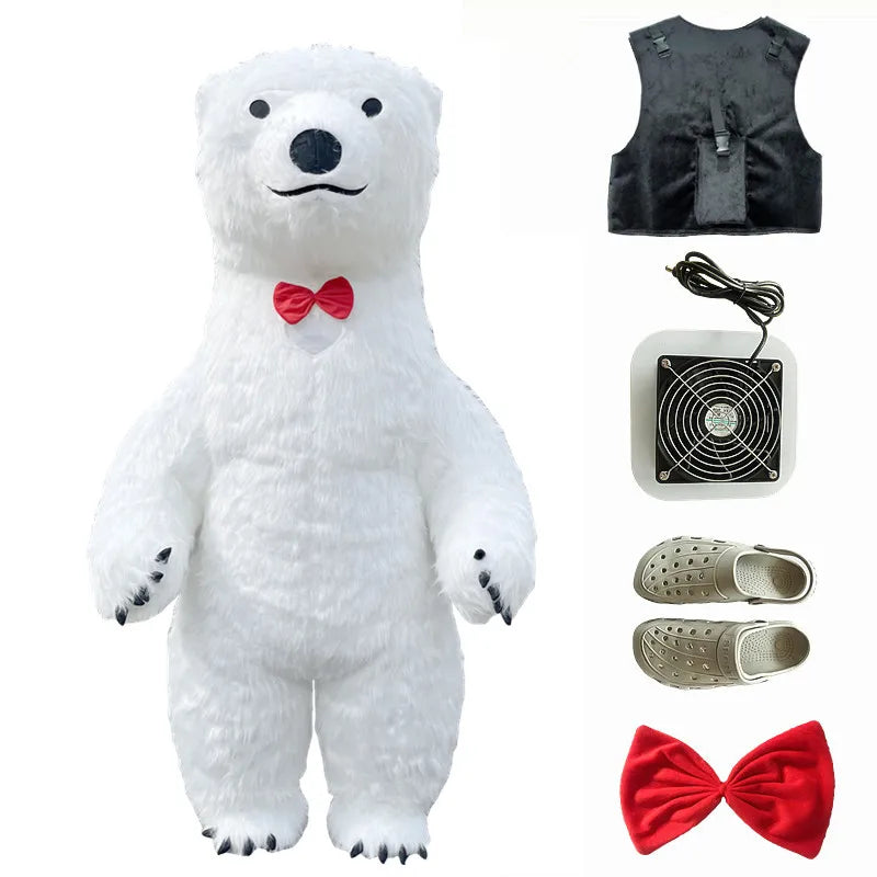 Inflatable Bear Mascot Costume