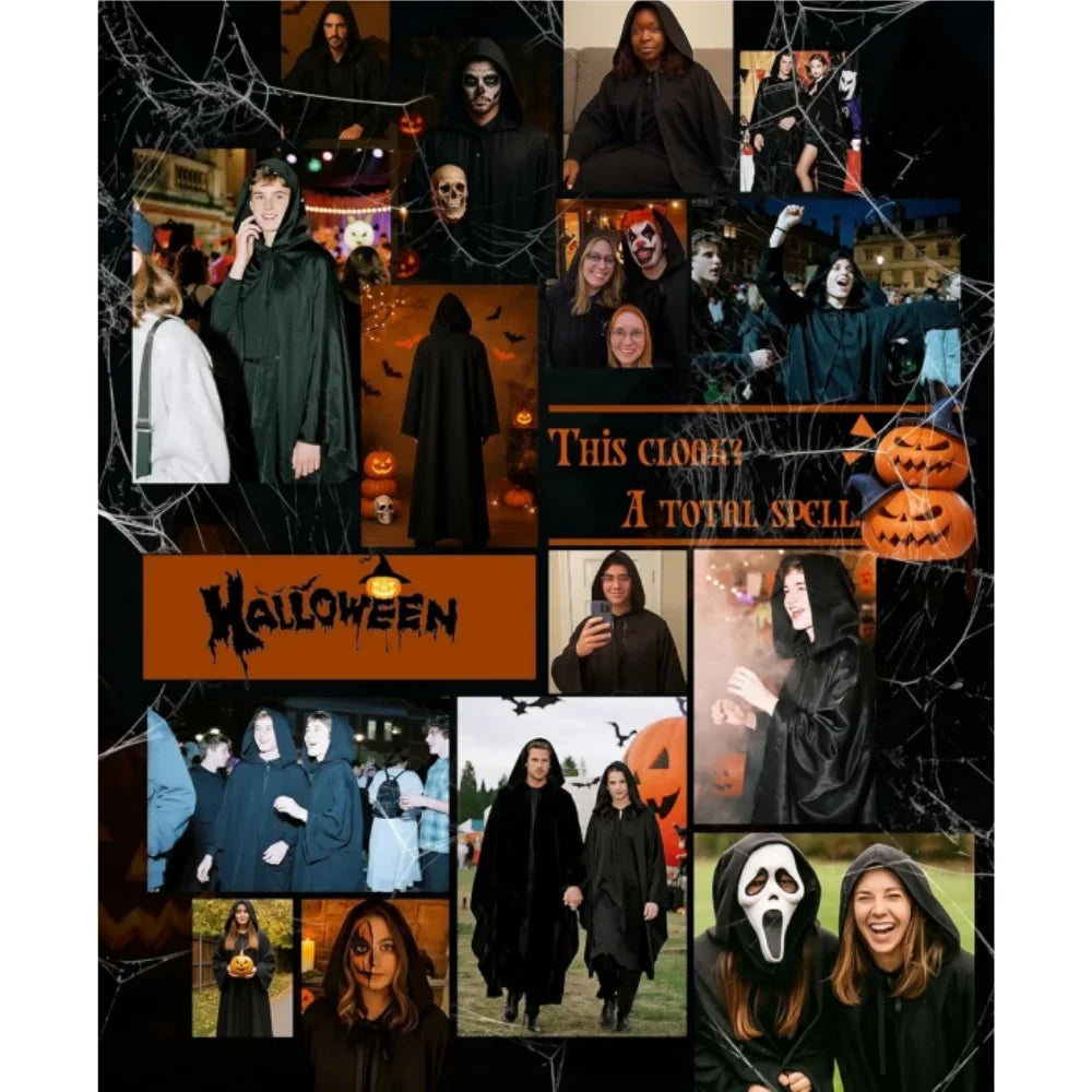 Hooded Ghost Robe Costume