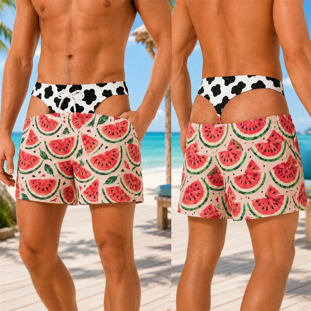 Fruit Prank Swim Trunks