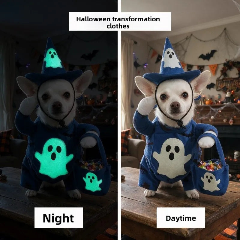 Glow Ghost Pet Costume