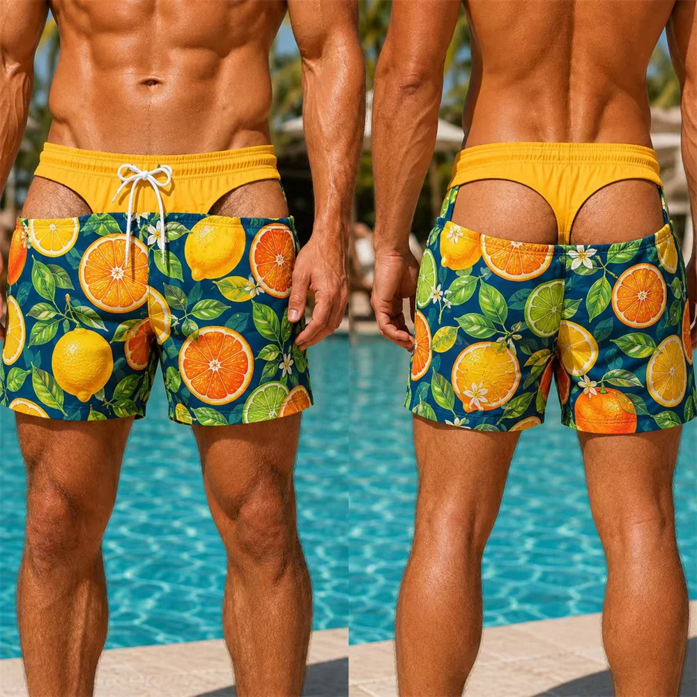 Butt Prank Swim Trunks