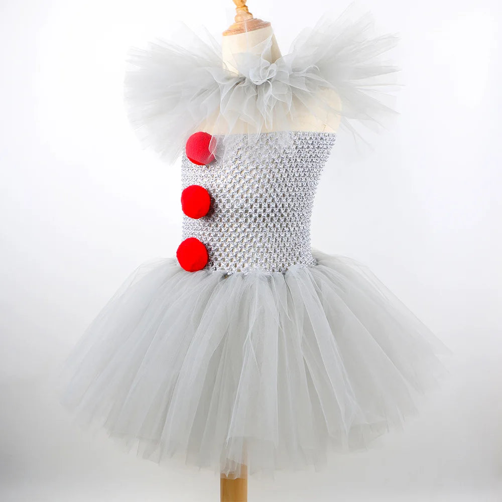 Creepy Clown Kids Costume