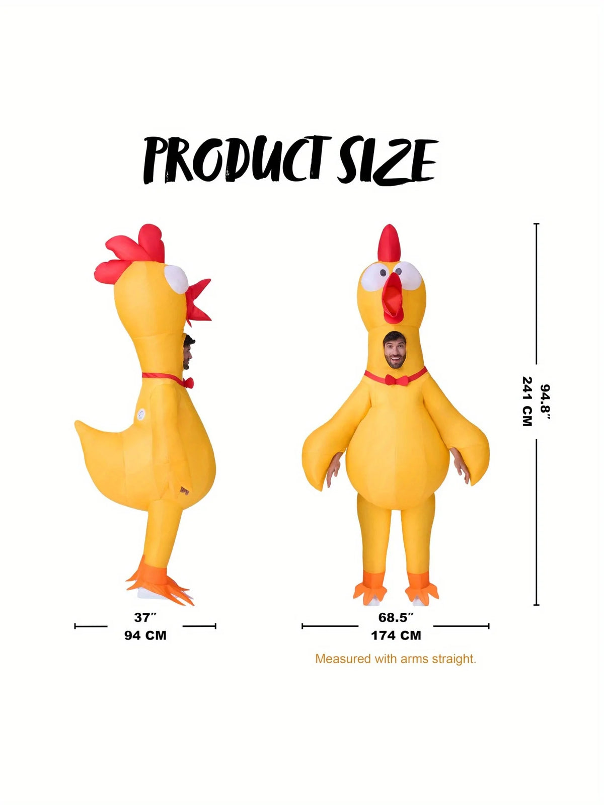 Inflatable Chicken Costume