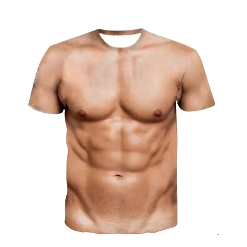 Y2K Fake Muscle Tee
