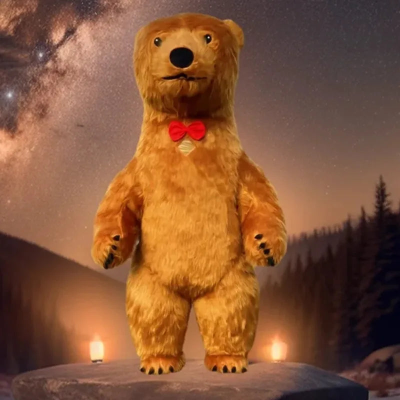 Inflatable Bear Mascot Costume