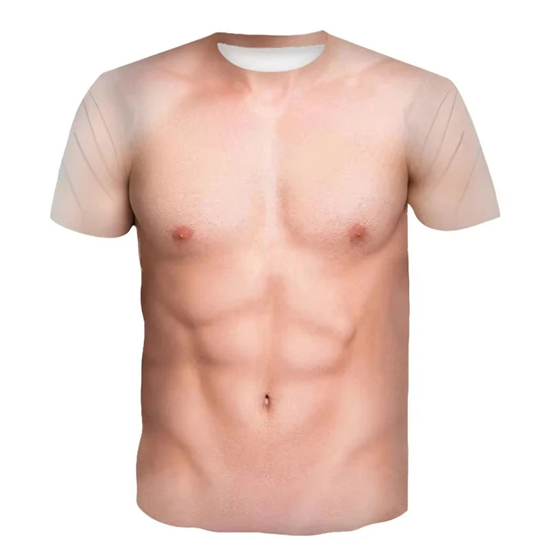 Fake Muscle Prank Tee