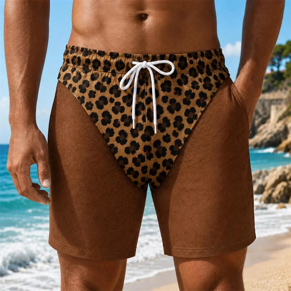 Quirky Butt Swim Trunks