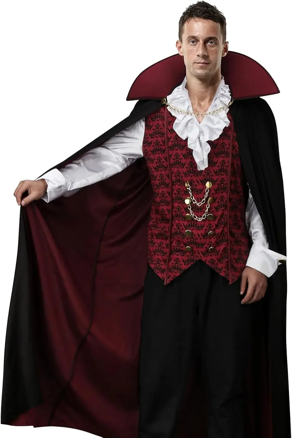 Gothic Vampire Cape Costume