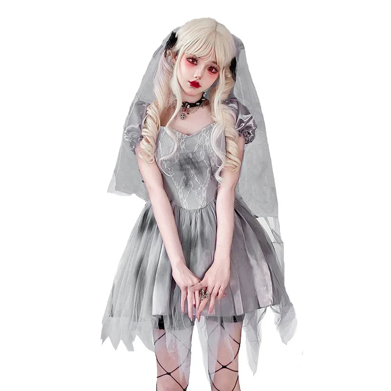 Gothic Ghost Bride Dress