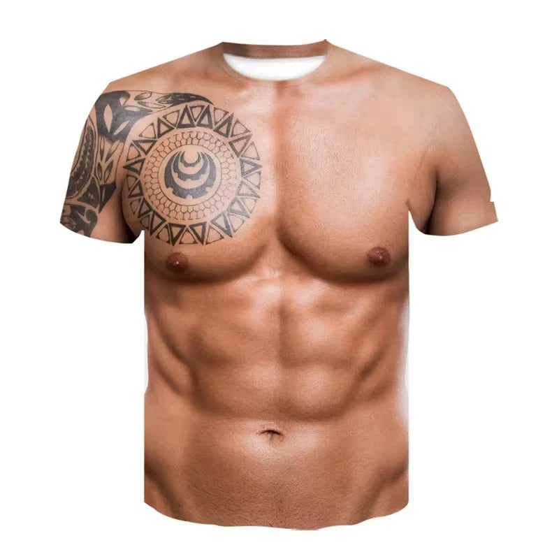 Fake Muscle Prank Tee