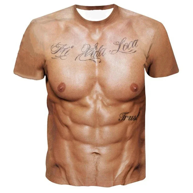 Y2K Fake Muscle Tee