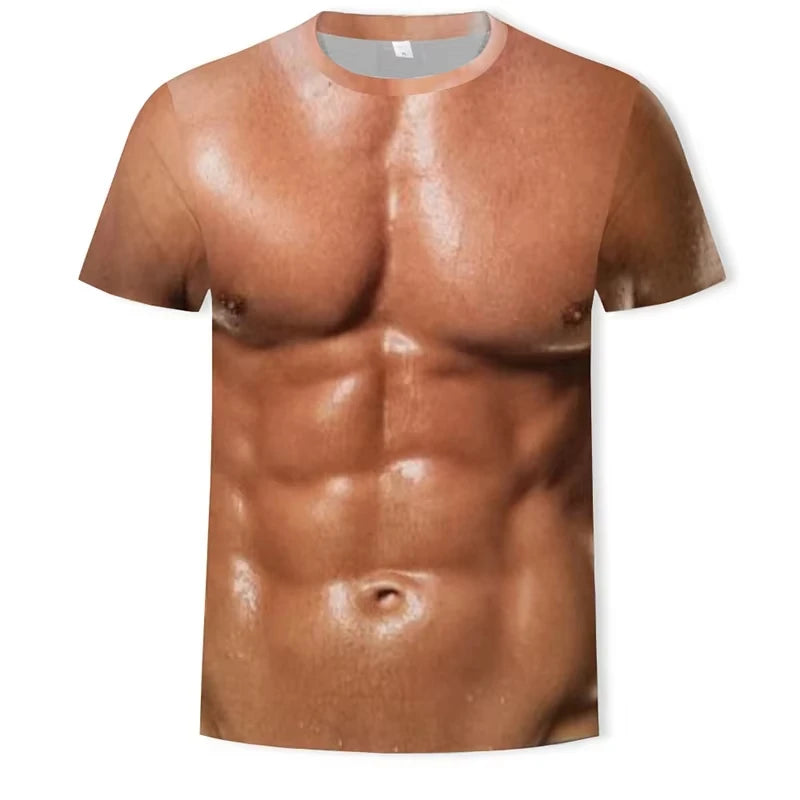 Fake Muscle Prank Tee