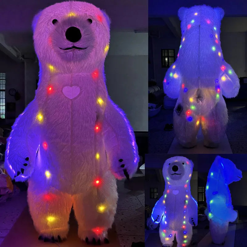 Inflatable Bear Mascot Costume