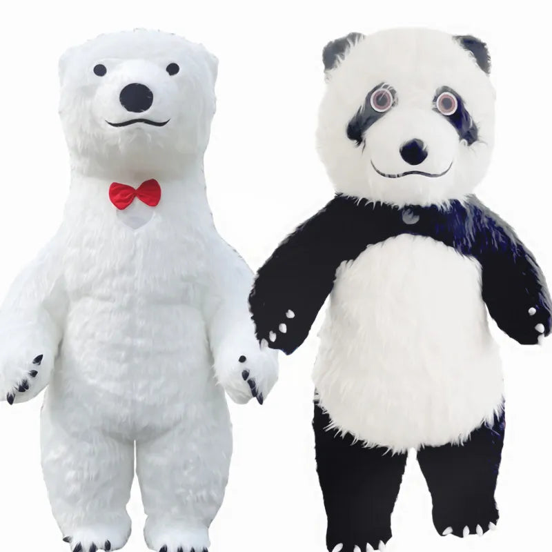 Inflatable Bear Mascot Costume