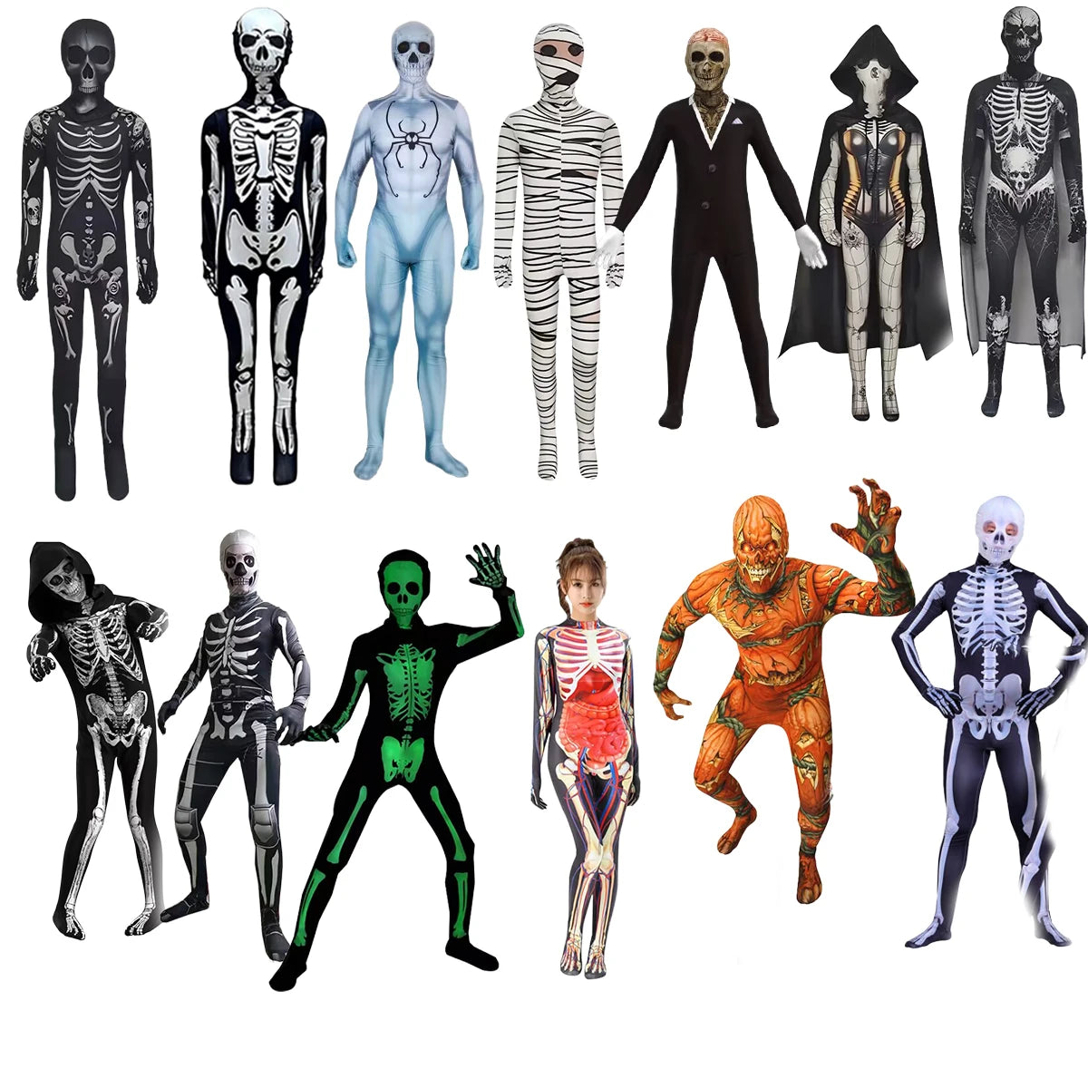 Skeleton Bodysuit Costume
