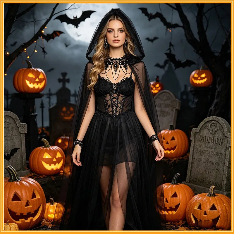 Gothic Witch Costume Set