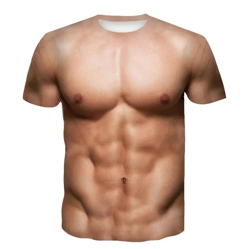 Y2K Fake Muscle Tee