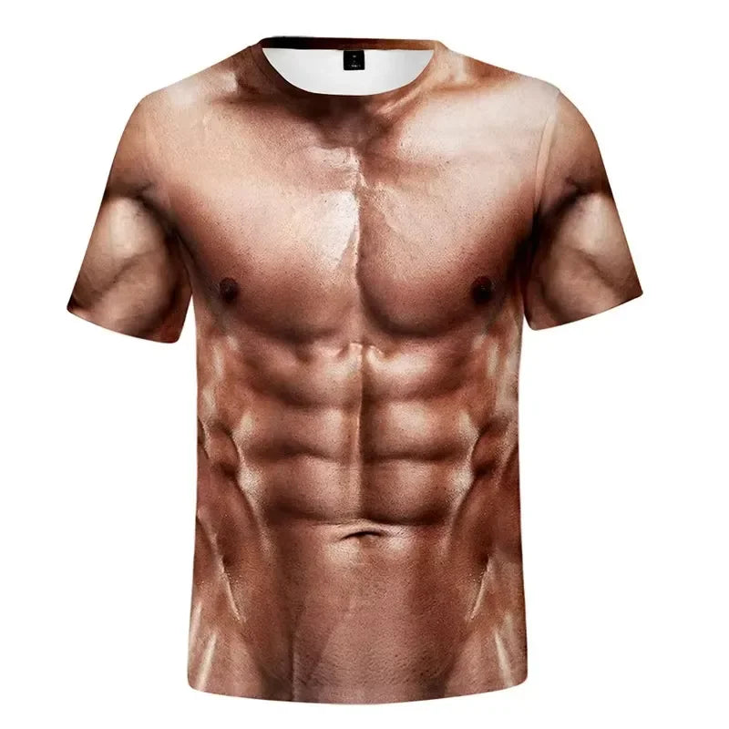 Y2K Fake Muscle Tee