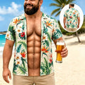 Fake Abs Hawaiian Tee