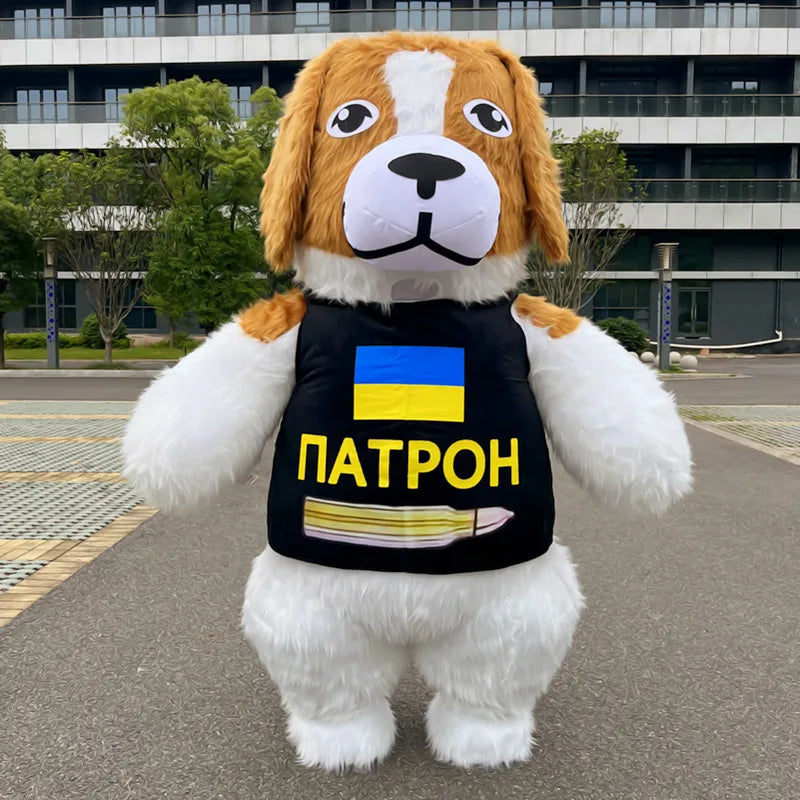 Inflatable Bear Mascot Costume