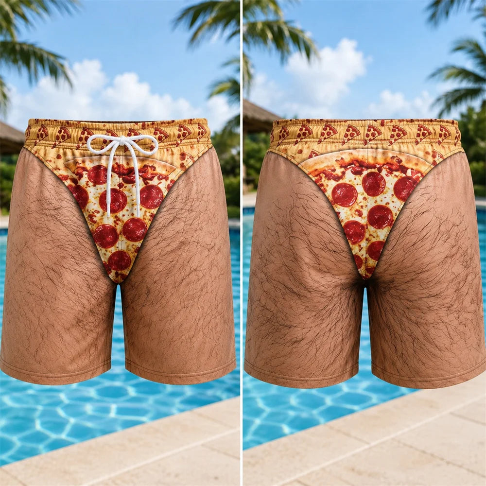 Quirky Butt Swim Trunks