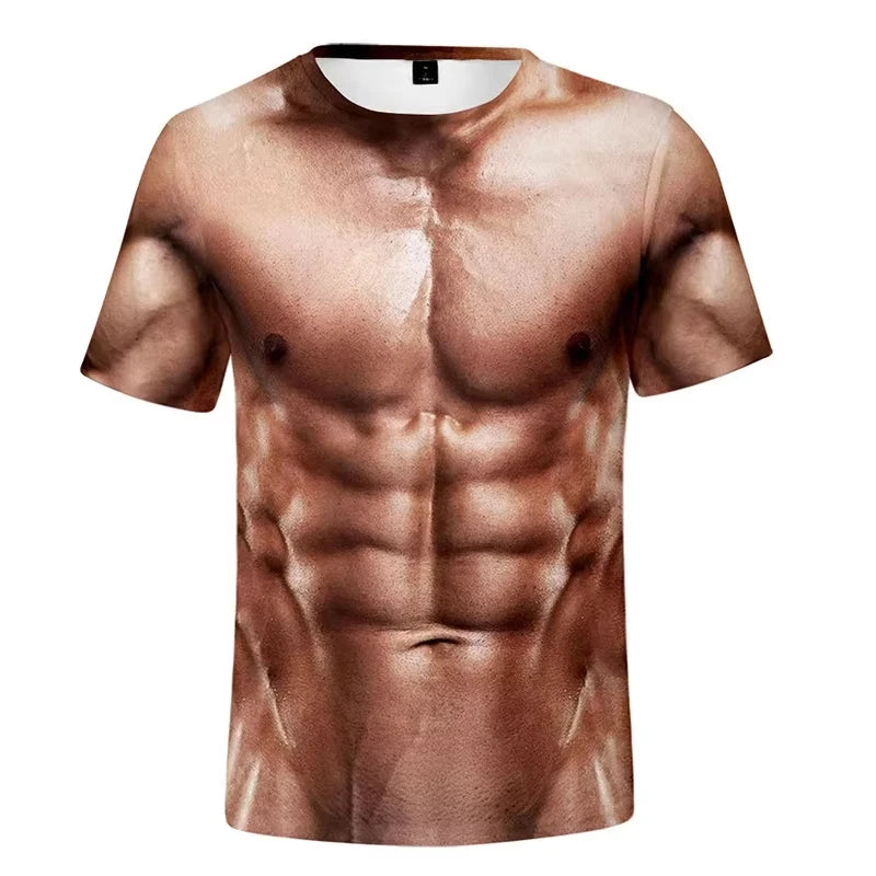 Fake Muscle Prank Tee