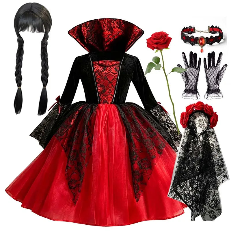 Gothic Vampire Kids Costume