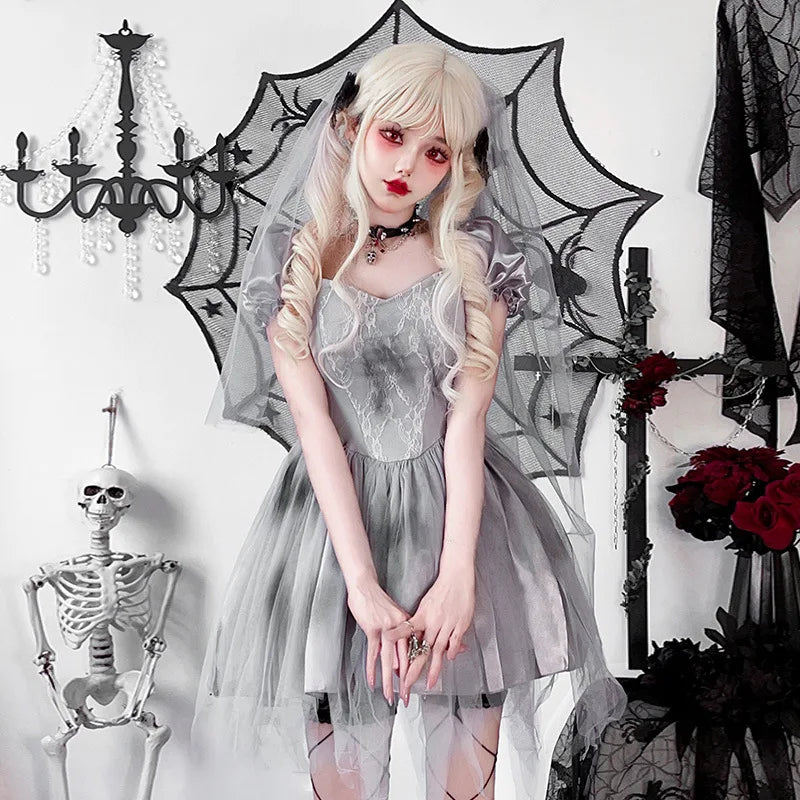 Gothic Ghost Bride Dress
