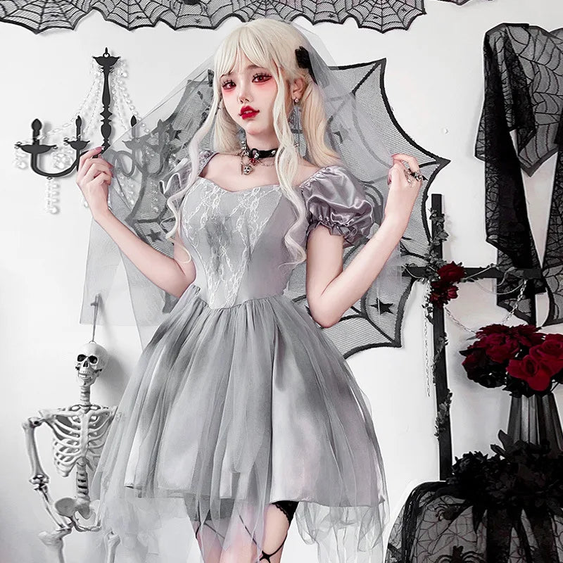 Gothic Ghost Bride Dress