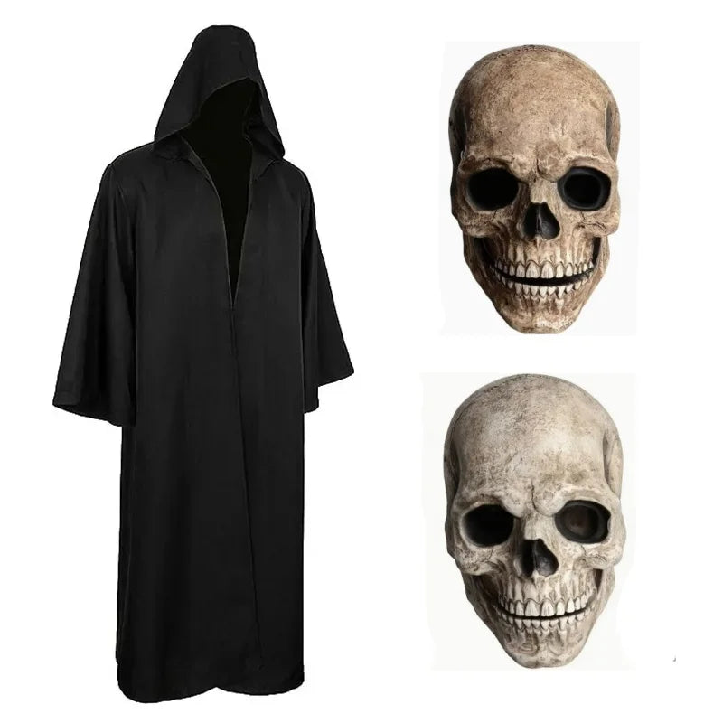 Hooded Ghost Robe Costume