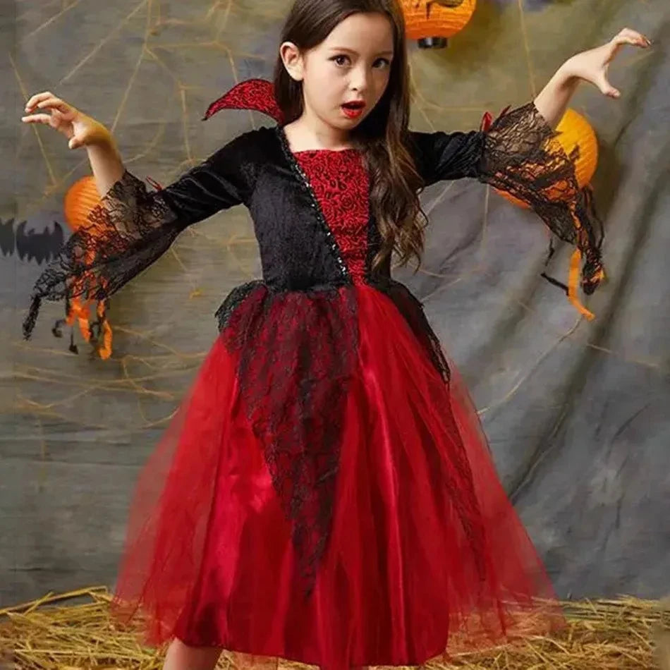Gothic Vampire Kids Costume