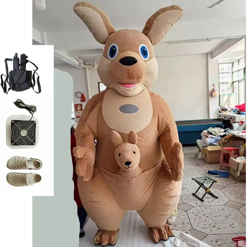 Inflatable Bear Mascot Costume