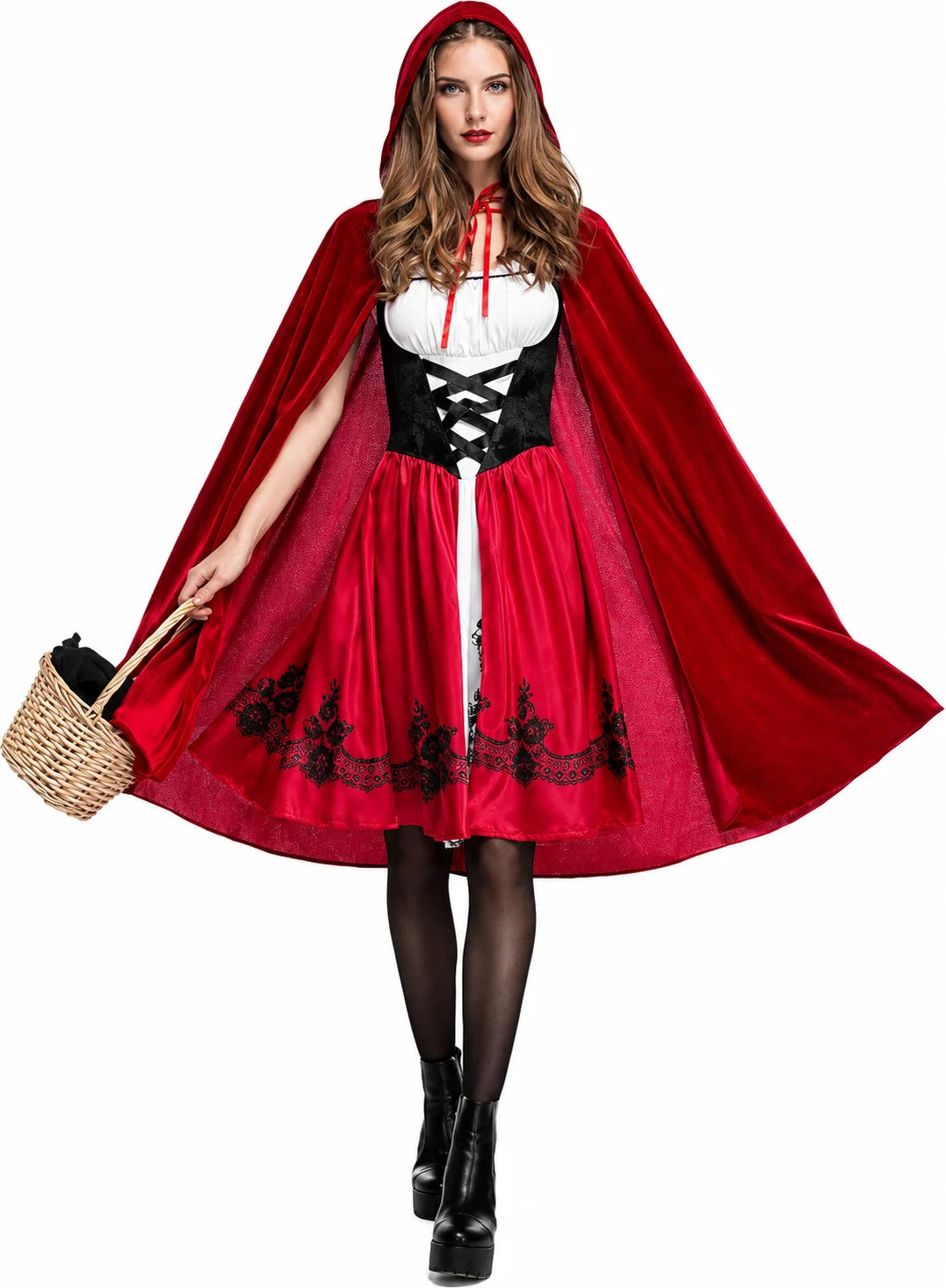 Red Riding Hood Cape Dress