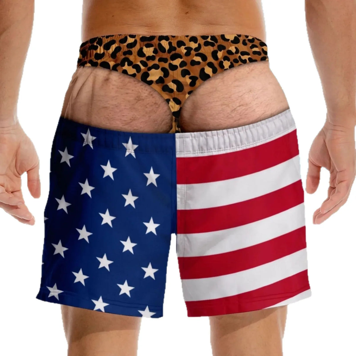 USA Flag Prank Trunks
