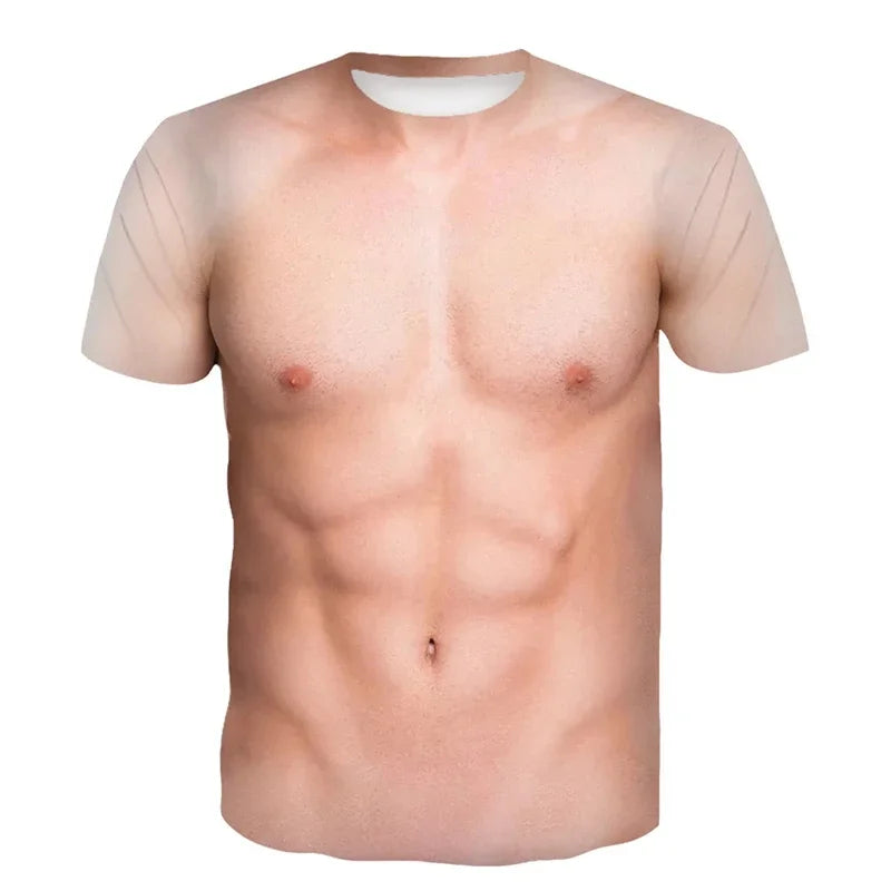 Y2K Fake Muscle Tee
