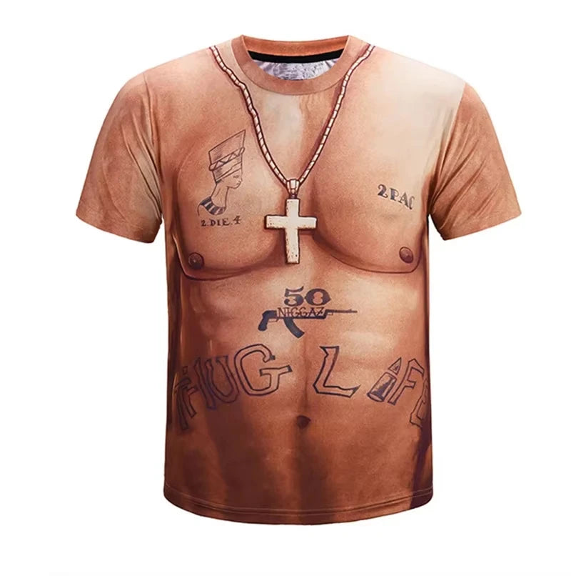 Fake Muscle Prank Tee
