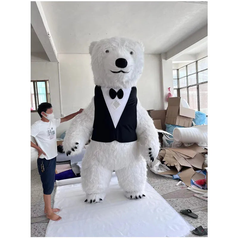 Inflatable Bear Mascot Costume