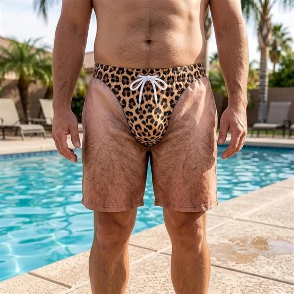 Quirky Butt Swim Trunks