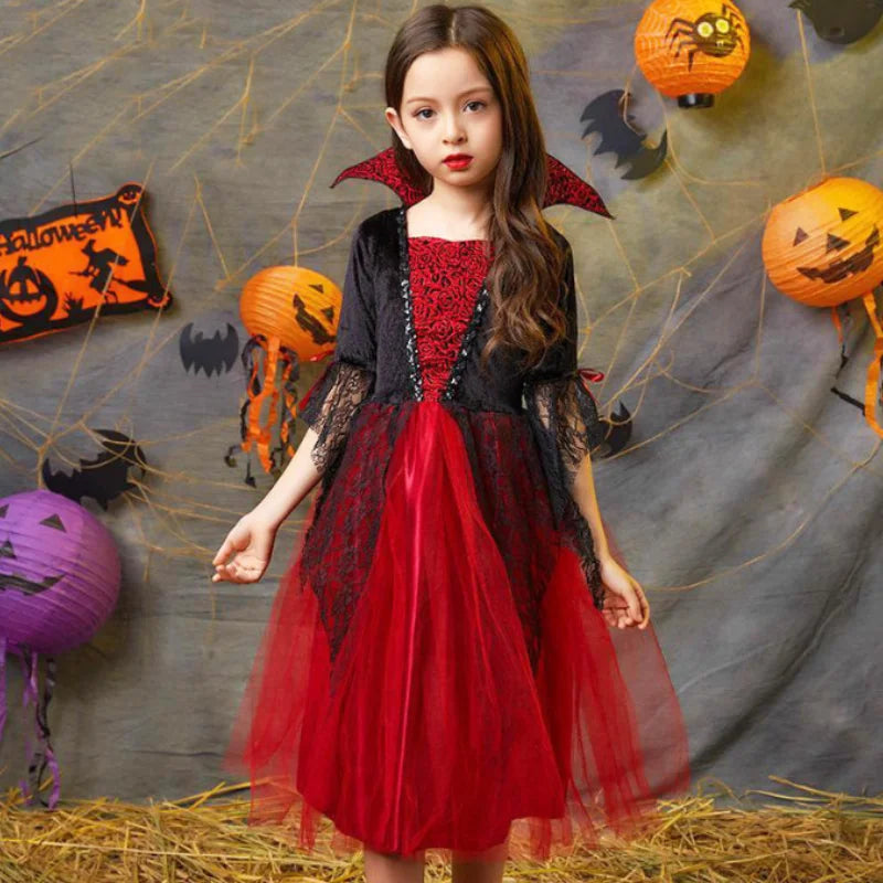 Gothic Vampire Kids Costume