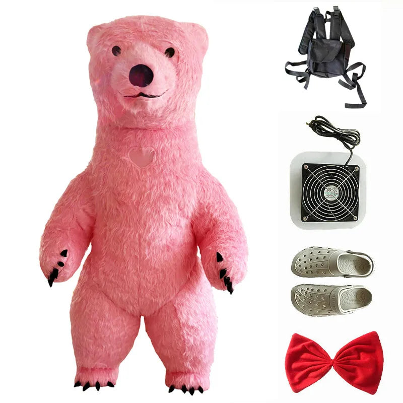 Inflatable Bear Mascot Costume