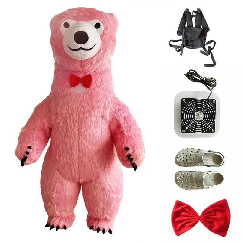 Inflatable Bear Mascot Costume