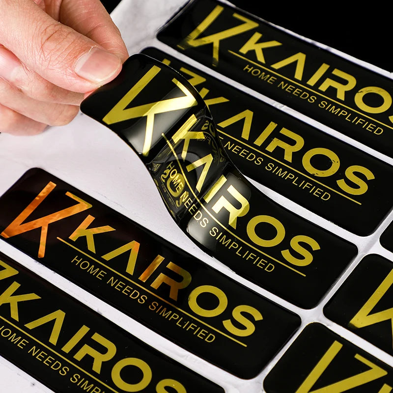 Custom Dome Epoxy Sticker 3D Gel Logo Crystal Label Transparent Personalized Vinyl Self-Adhesive Waterproof Custom NFC