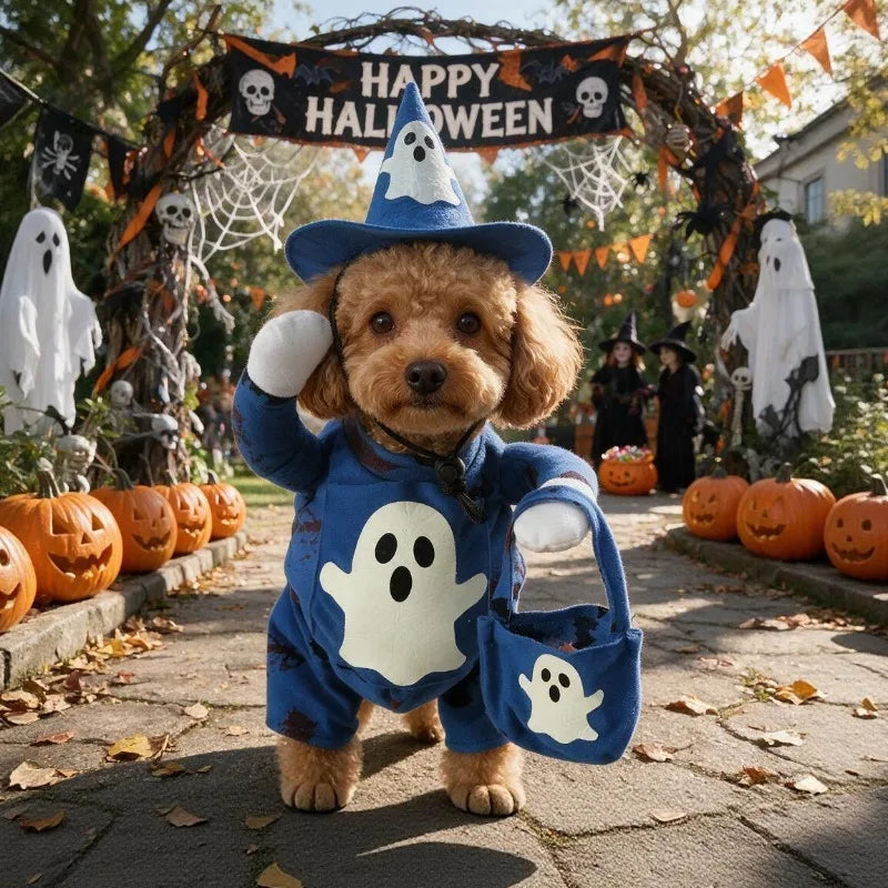 Glow Ghost Pet Costume