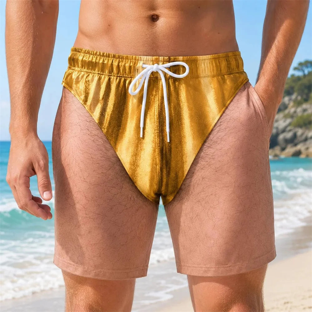 Quirky Butt Swim Trunks
