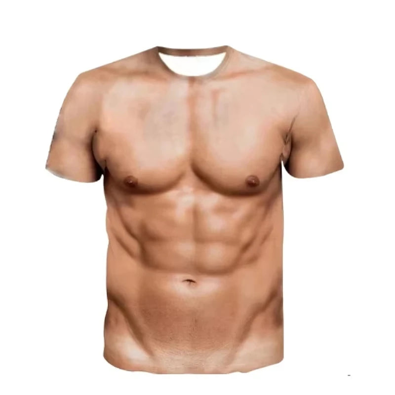 Fake Muscle Prank Tee