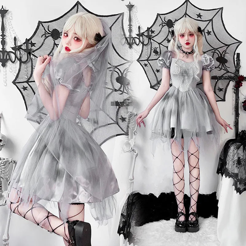 Gothic Ghost Bride Dress