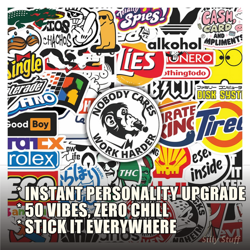50Pcs Cute Funny Meme Stickers - benefits