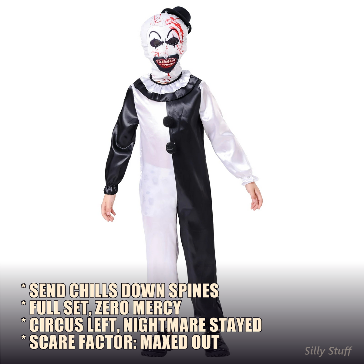 Scary Clown Costume Set