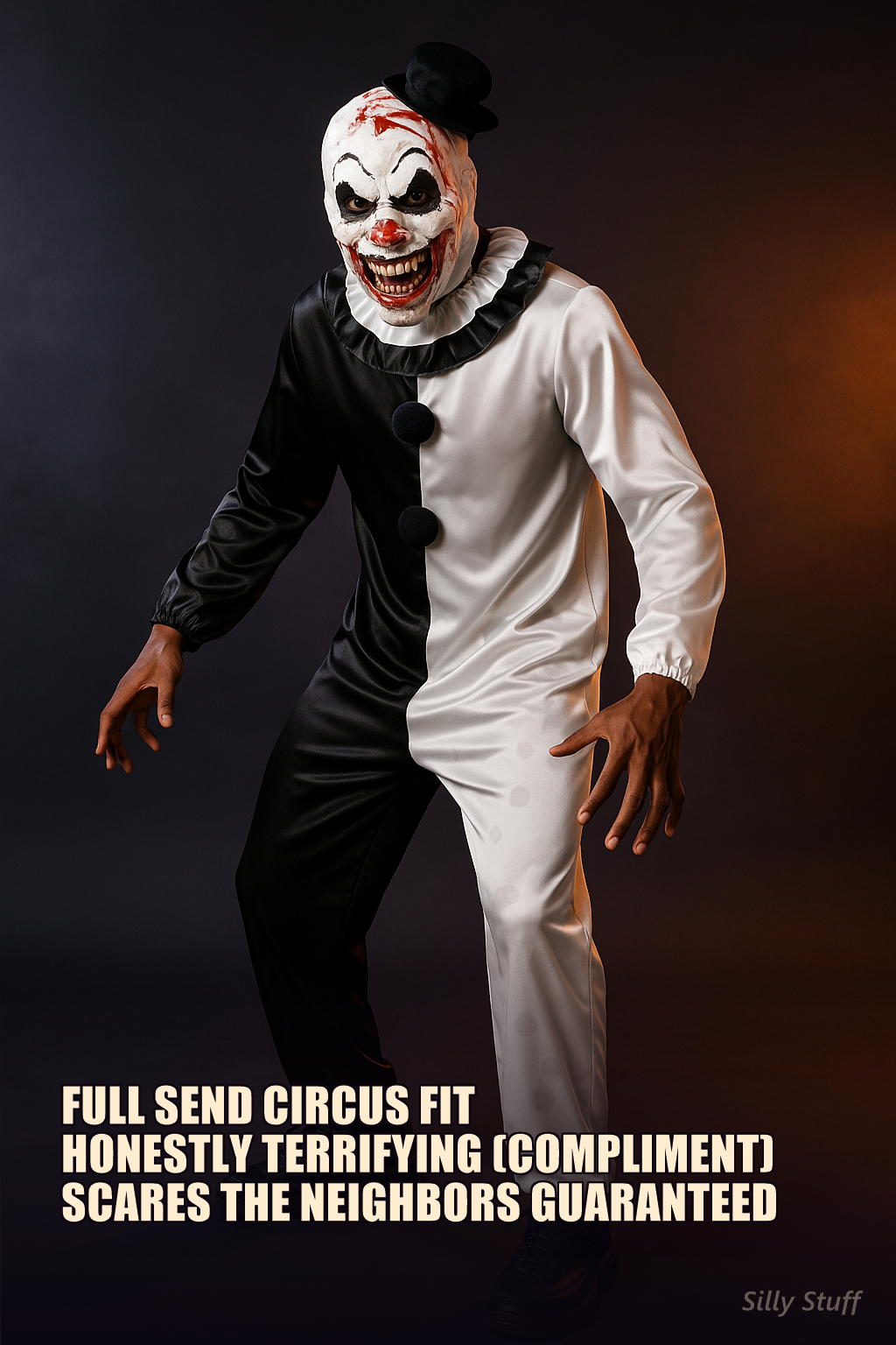 Scary Clown Costume Set