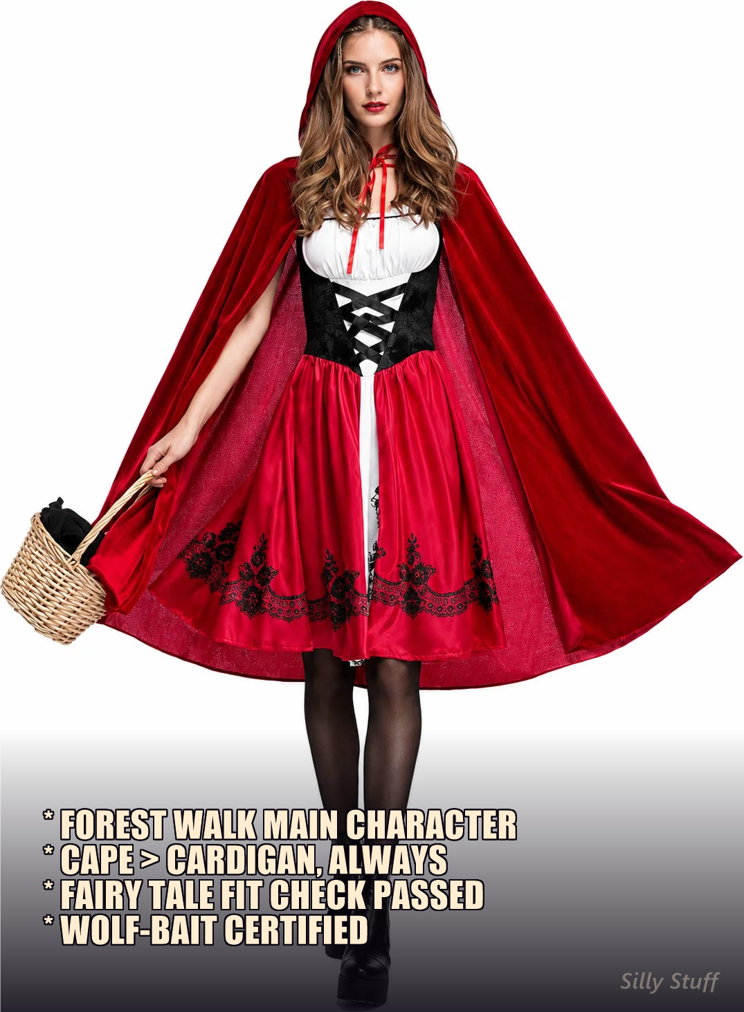 Red Riding Hood Cape Dress